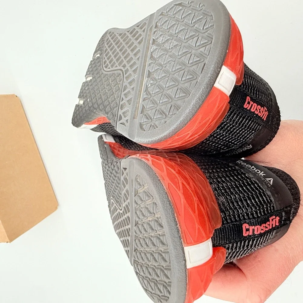 Reebok CrossFit Nano 8 Flexweave Black Red Training Shoes Womens‎ Size 5